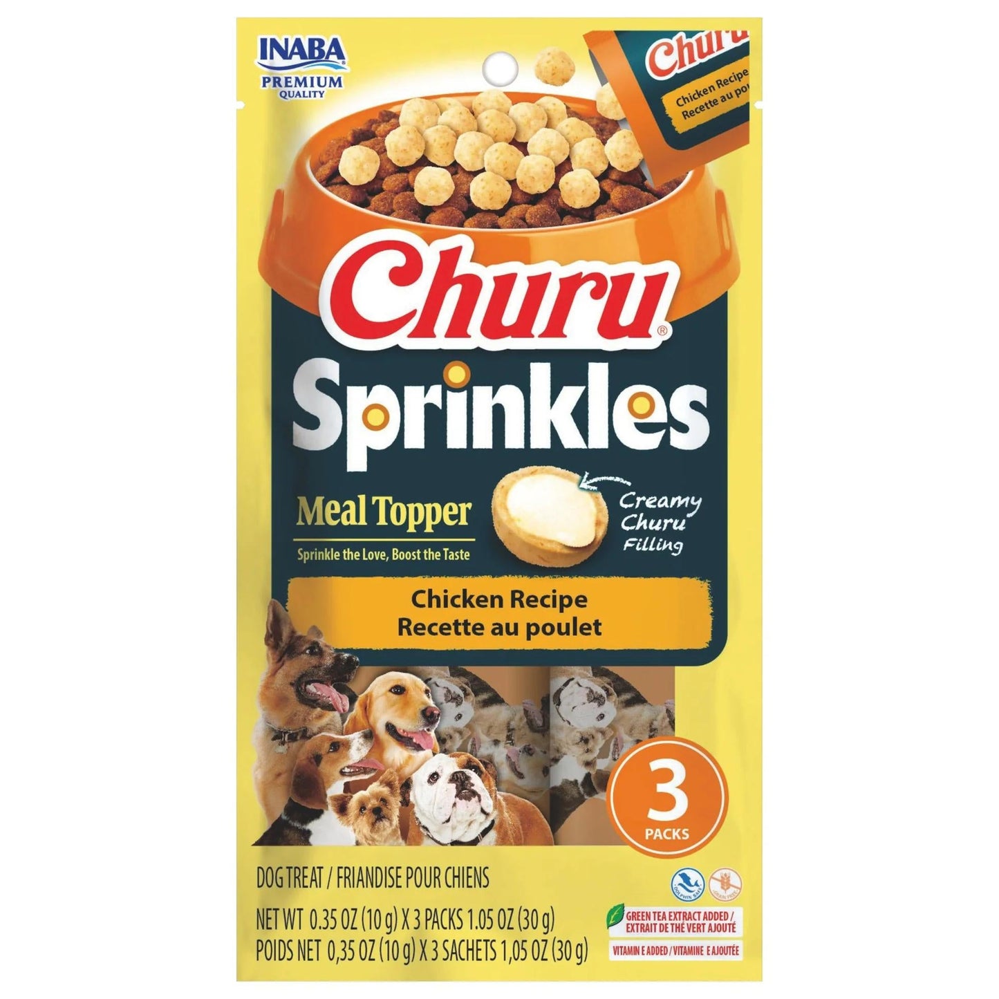 Inaba Dog Churu Sprinkles Chicken And Cheese 30g