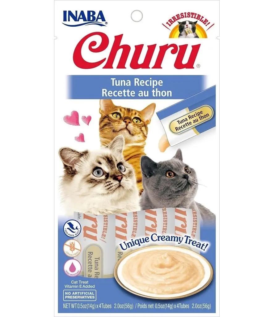Inaba Cat Treat Churu Diet Puree Tuna Recipe 50pk