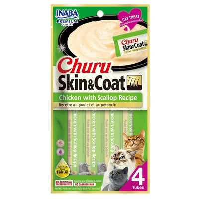 Inaba Churu Chicken With Scallop Cat Treat 56g 6pk