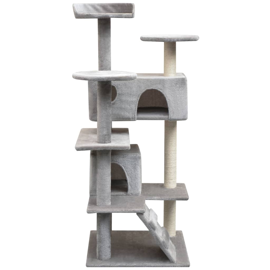 Andala Pets Cat Tree with Sisal Scratching Posts 125 cm Grey