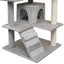 Cat Tree With Sisal Scratching Posts 95cm Grey