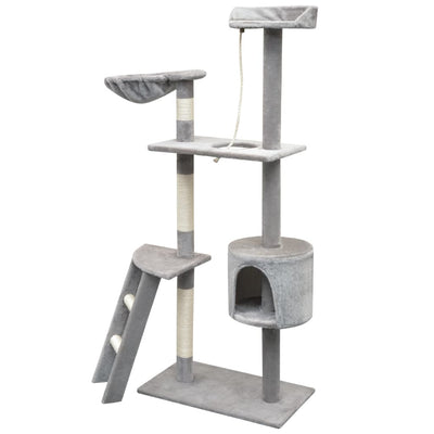 Andala Pets Cat Tree with Sisal Scratching Posts 150 cm Grey