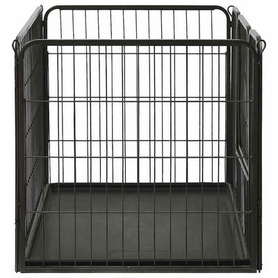 Puppy Playpen Steel 123X77.5X74.5cm