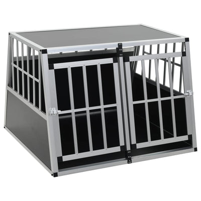 Andala Pets Dog Cage with Double Door 94x88x69 cm