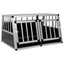 Andala Pets Dog Cage with Double Door 89x69x50 cm