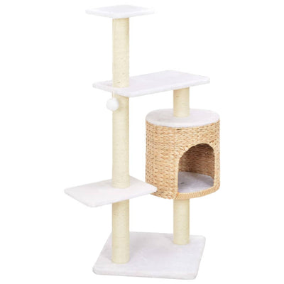 Andala Pets Cat Tree with Sisal Scratching Post Seagrass