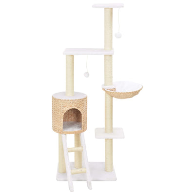 Andala Pets Cat Tree with Sisal Scratching Post Seagrass