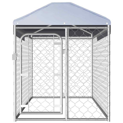 Outdoor Dog Kennel  With Roof 4.84 M