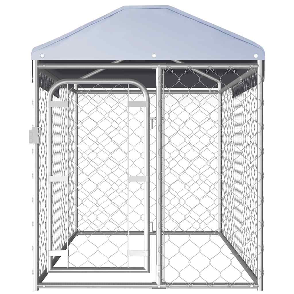 Outdoor Dog Kennel  With Roof 16.94 M