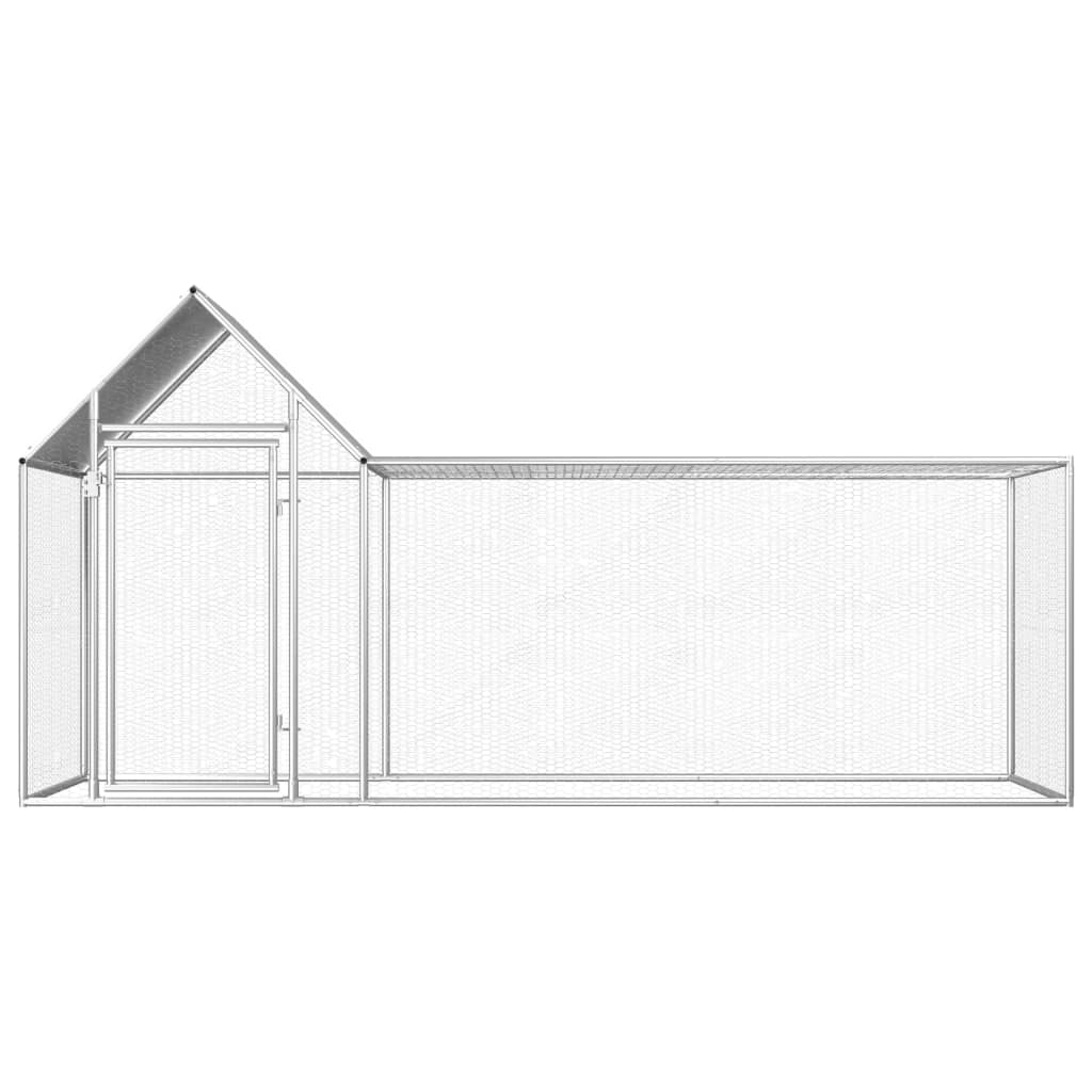 Andala Pets Chicken Coop 3x1x1.5 m Galvanised Steel