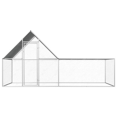 Andala Pets Chicken Coop 4x2x2 m Galvanised Steel