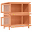 Outdoor Rabbit Hutch Small Animal House Pet Cage 4 Doors Wood