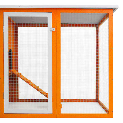 Outdoor Chicken Coop Hen House With 1 Egg Cage Wood