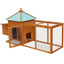 Outdoor Chicken Coop 3X8X2 M