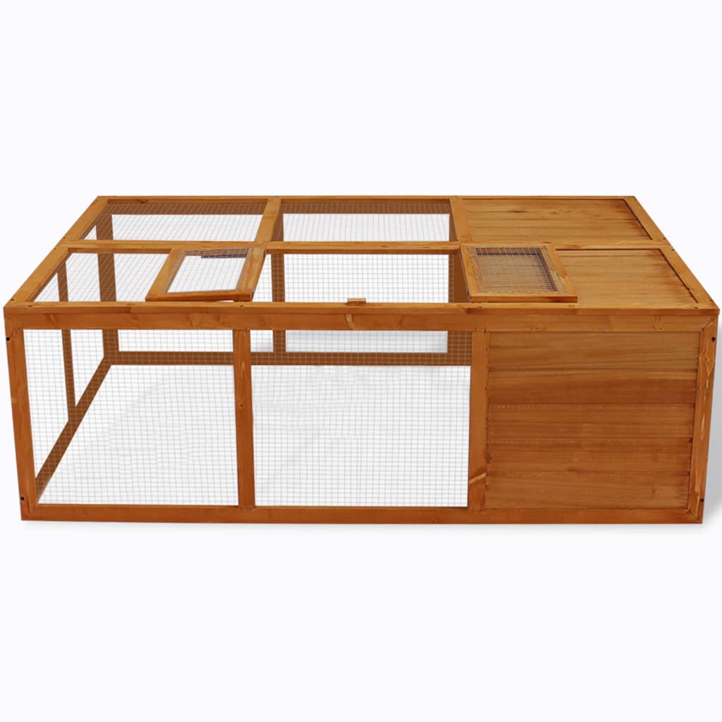 Andala Pets Outdoor Foldable Wooden Animal Cage