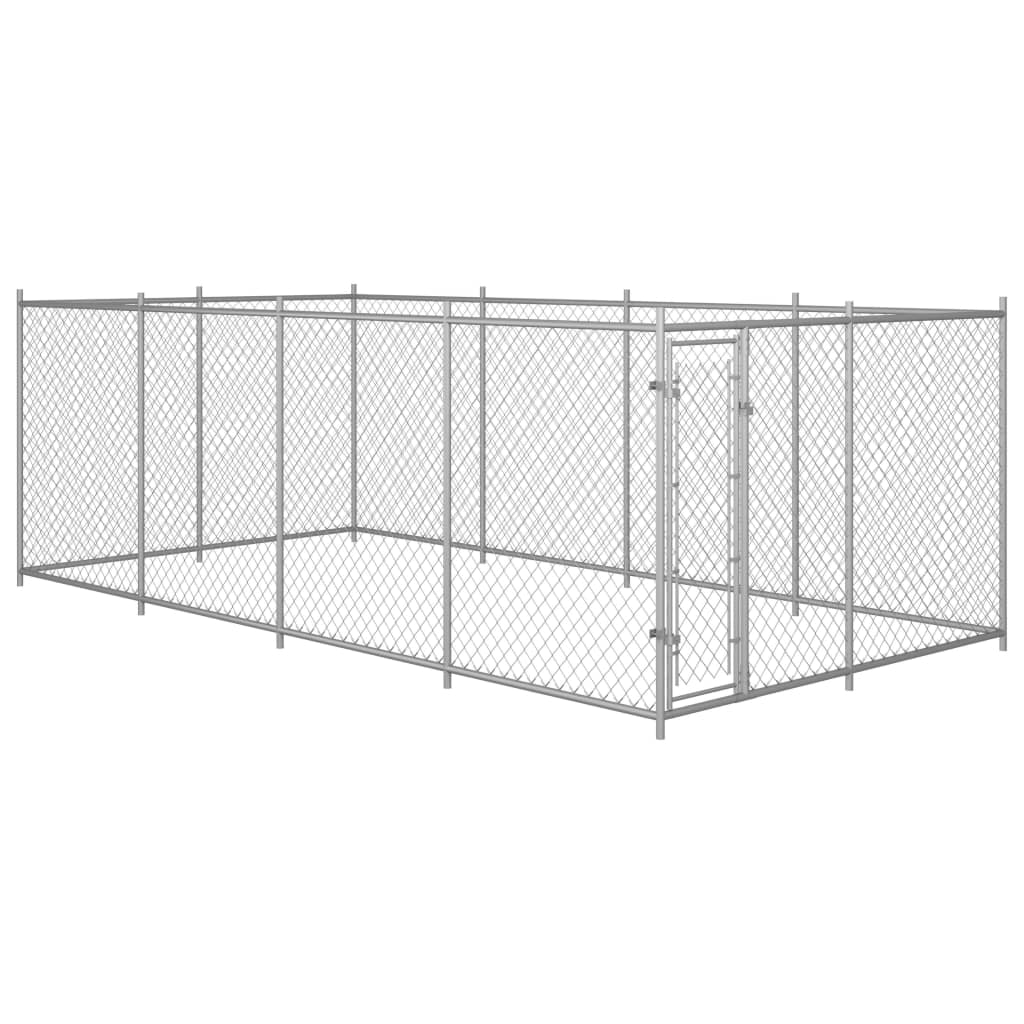 Andala Pets Outdoor Dog Kennel 7.6x3.8x1.9 m