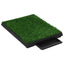 Pet Toilet With Tray & Faux Turf  63X50X7cm
