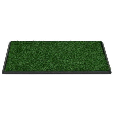 Pet Toilet With Tray & Faux Turf  76X51X3cm