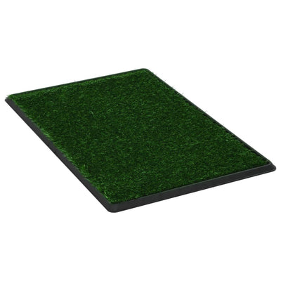 Pet Toilets 2 Pcs With Tray & Faux Turf  76X51X3cm