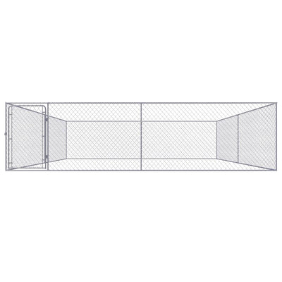 Andala Pets Outdoor Dog Kennel Galvanised Steel 4x4x1 m