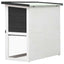 Outdoor Rabbit Hutch 1 Door Grey