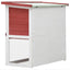 Outdoor Rabbit Hutch 1 Door Red