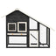 Rabbit Hutch Grey And White 140X63X120cm