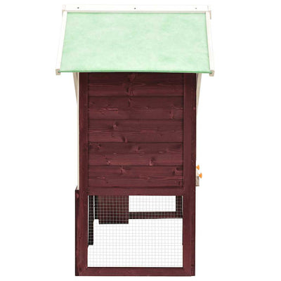 Rabbit Hutch Mocha And White 140X63X120cm