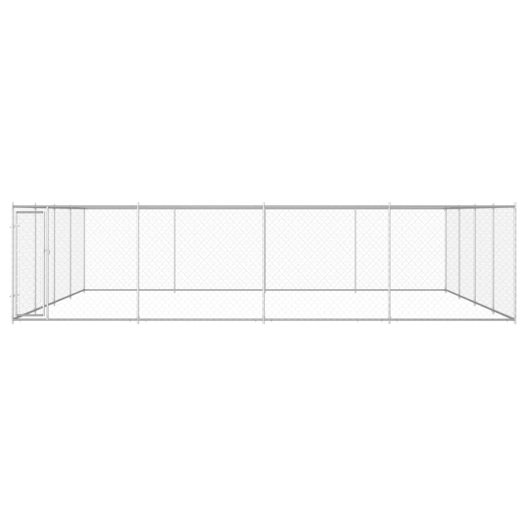 Andala Pets Outdoor Dog Kennel Galvanised Steel 760x760x185 cm