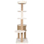 Cat Tree With Luxury Cushion And Scratching Post 148cm Seagrass