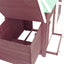 Chicken Coop With Nest Box Mocha 190X72X102cm
