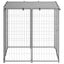 Dog Kennel Silver 7 M Steel
