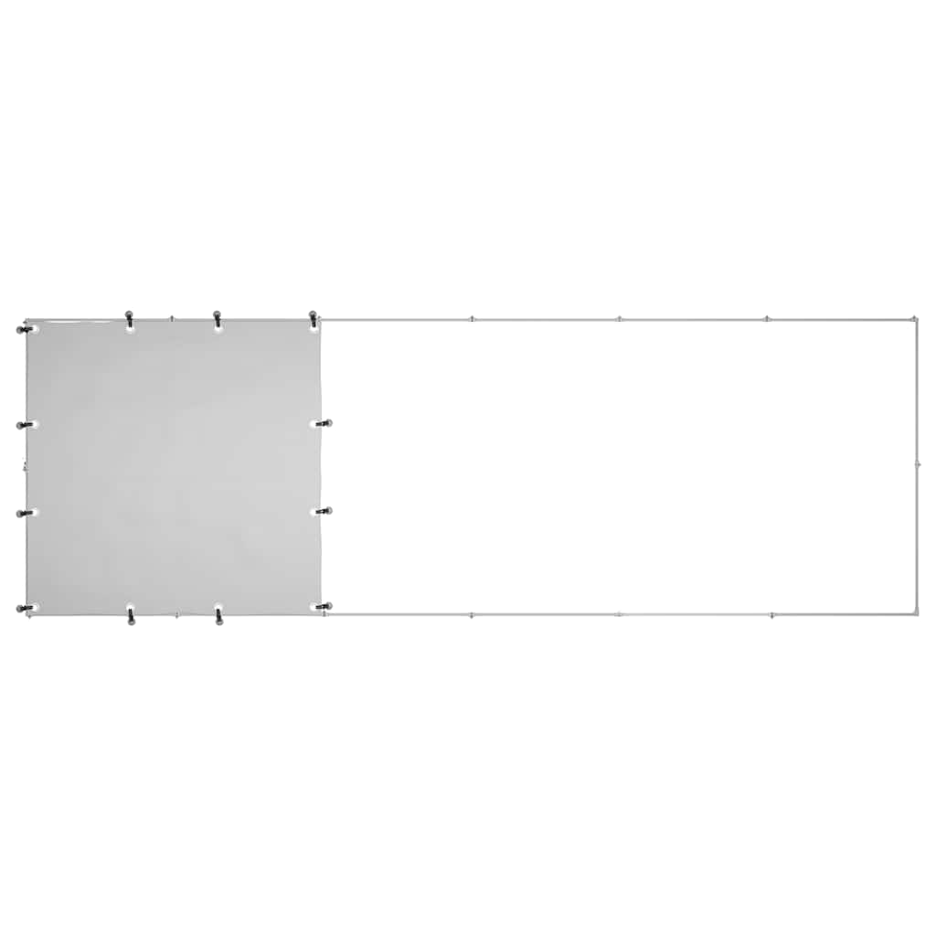 Dog Kennel Silver 330X110X110cm Steel