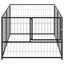 Dog Kennel Black 200X100X70cm Steel