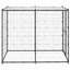 Outdoor Dog Kennel Steel With Roof 110X220X180cm