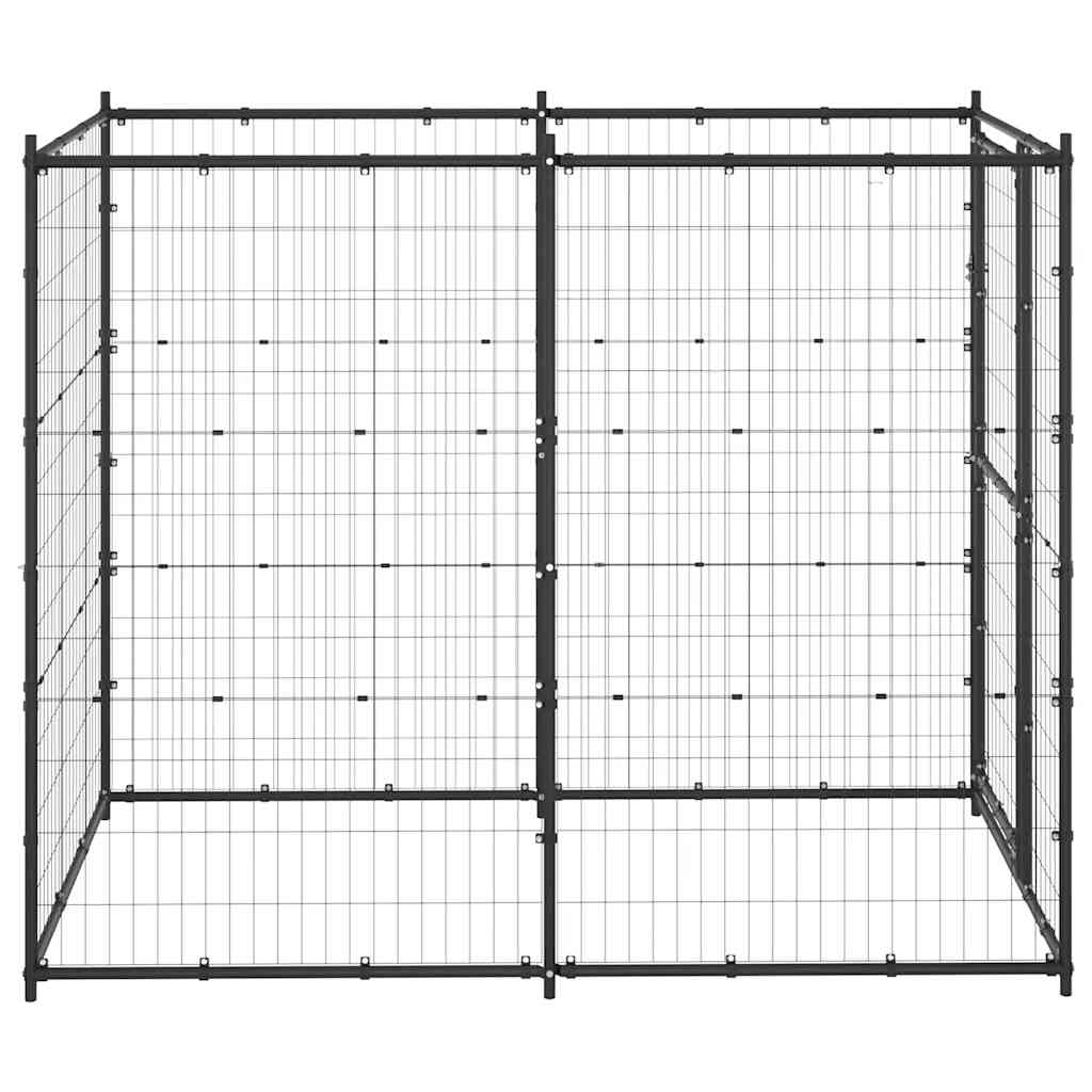 Outdoor Dog Kennel Steel 21.78 M