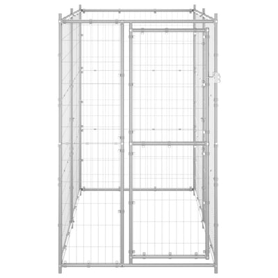 Andala Pets Outdoor Dog Kennel Galvanised Steel 110x220x180 cm