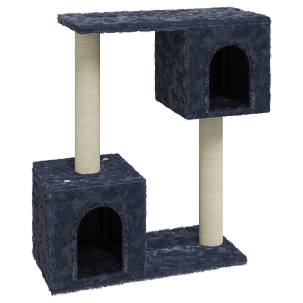 Andala Pets Cat Tree with Sisal Scratching Posts Dark Grey 60 cm