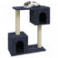 Cat Tree With Sisal Scratching Posts Dark Grey 105cm