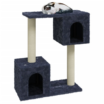 Cat Tree With Sisal Scratching Posts Dark Grey 60cm