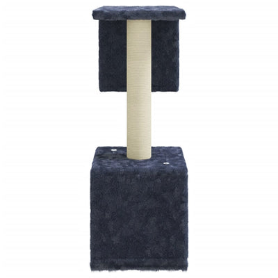 Cat Tree With Sisal Scratching Posts Dark Grey 60cm