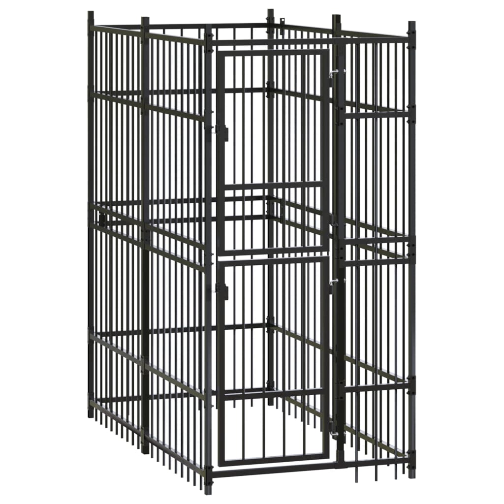 Andala Pets Outdoor Dog Kennel Steel 1.84 m