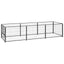 Andala Pets Dog Kennel Black 3 m Steel