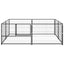 Andala Pets Outdoor Dog Kennel Galvanised Steel 6x6x1 m