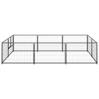 Andala Pets Dog Kennel Black 6 m Steel