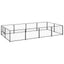 Andala Pets Dog Kennel Black 8 m Steel