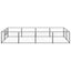 Andala Pets Dog Kennel Black 8 m Steel