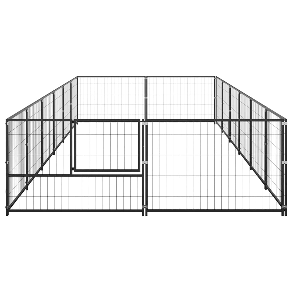 Andala Pets Outdoor Dog Kennel Galvanised Steel 4x4x1 m