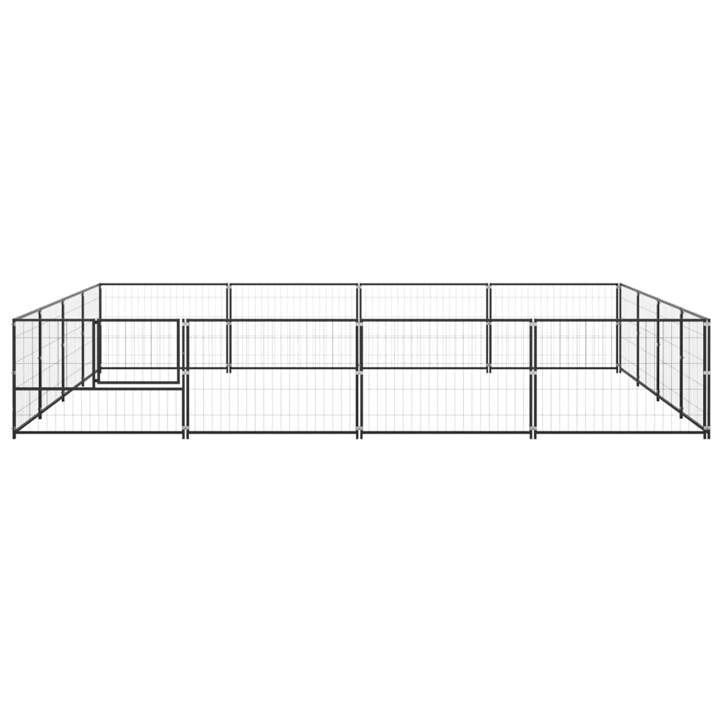 Andala Pets Dog Kennel Silver 4.84 m Steel