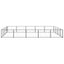 Dog Kennel Black 20 m Steel